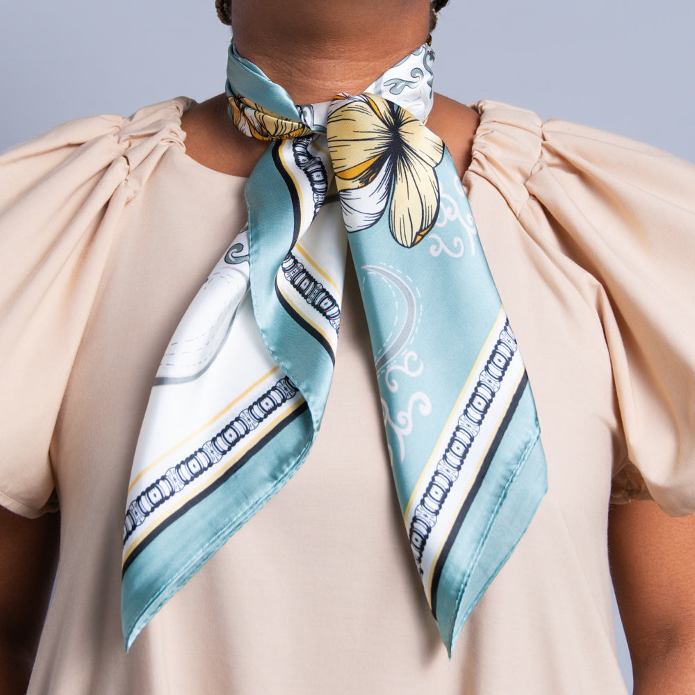 Blue Neck Scarf