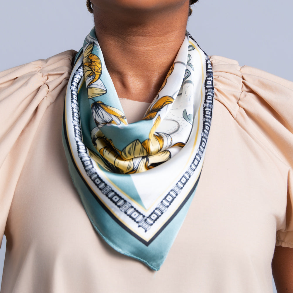 Blue Neck Scarf