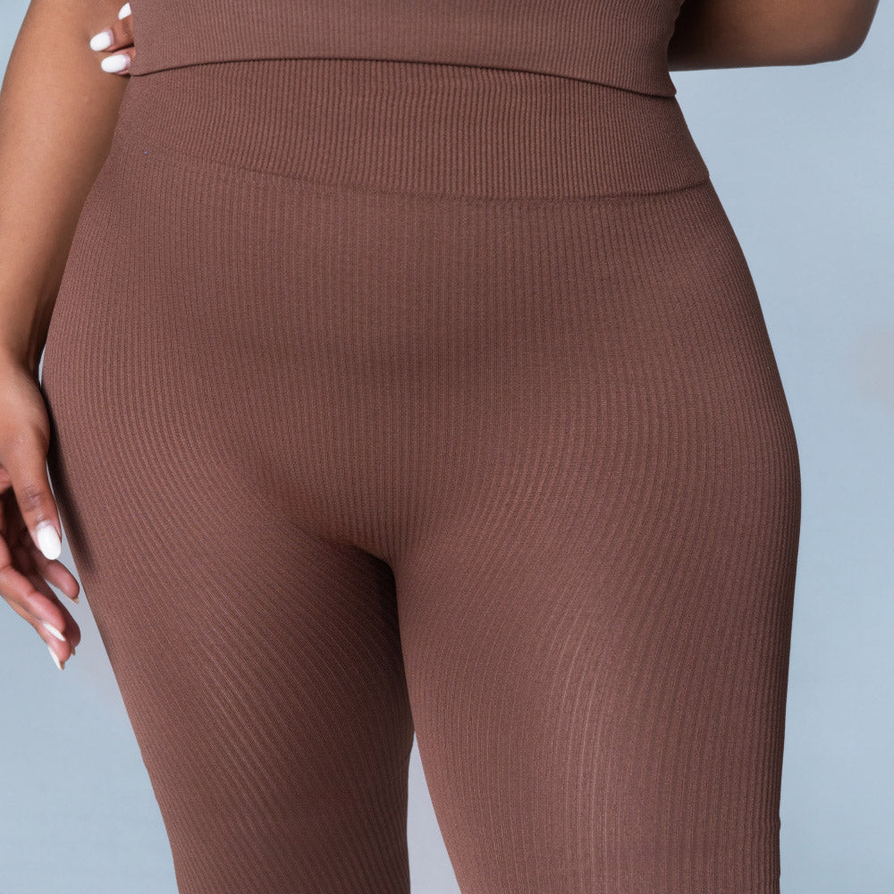 Ladies Brown Gym Pants