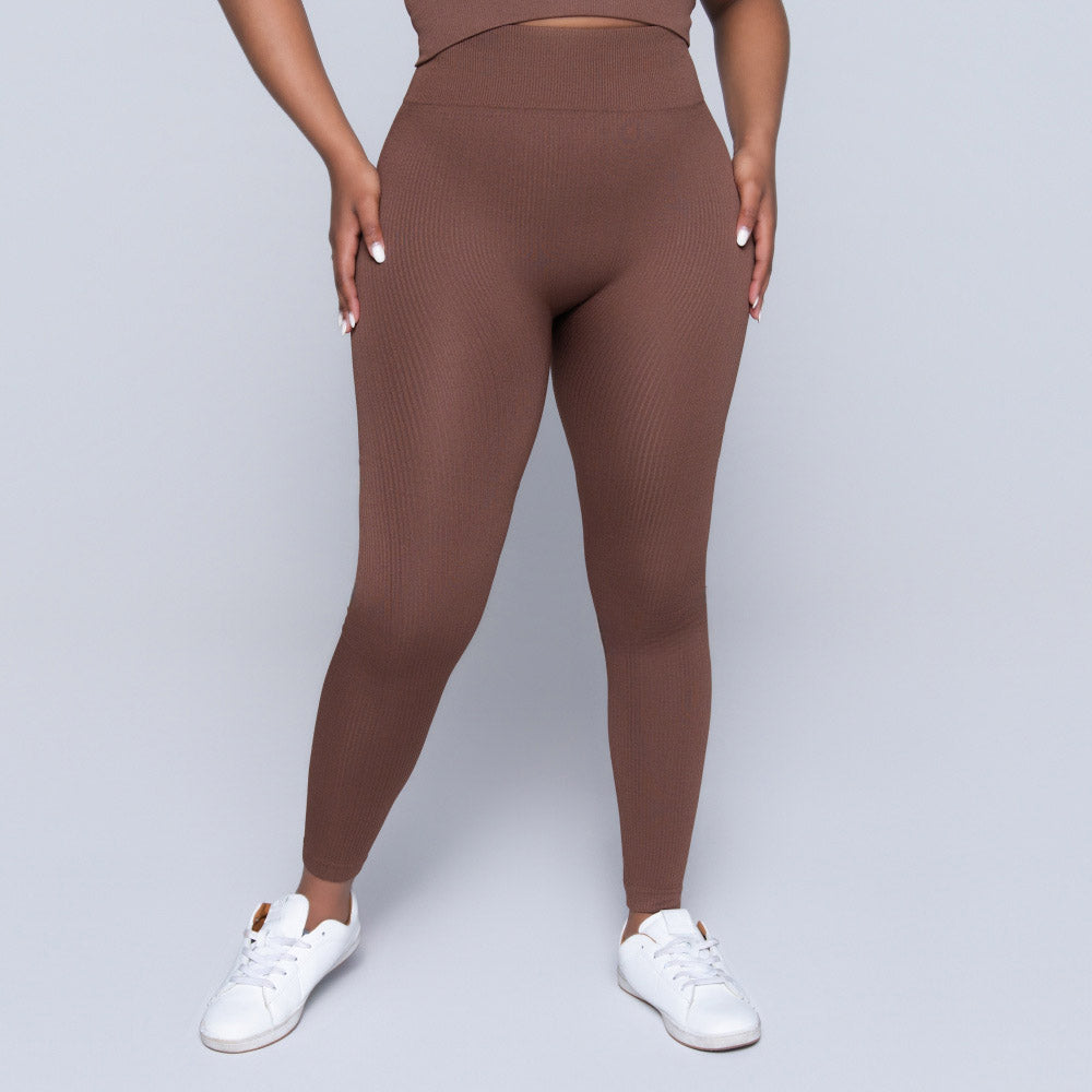 Ladies Brown Gym Pants