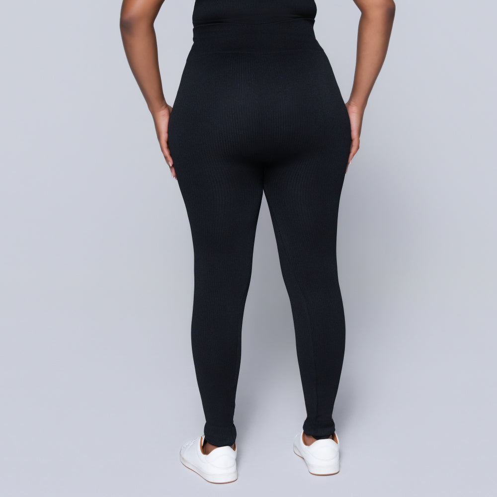 Black Active Wear Gym Pants