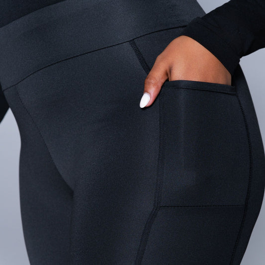 Black Pocket Edit Gym Leggings