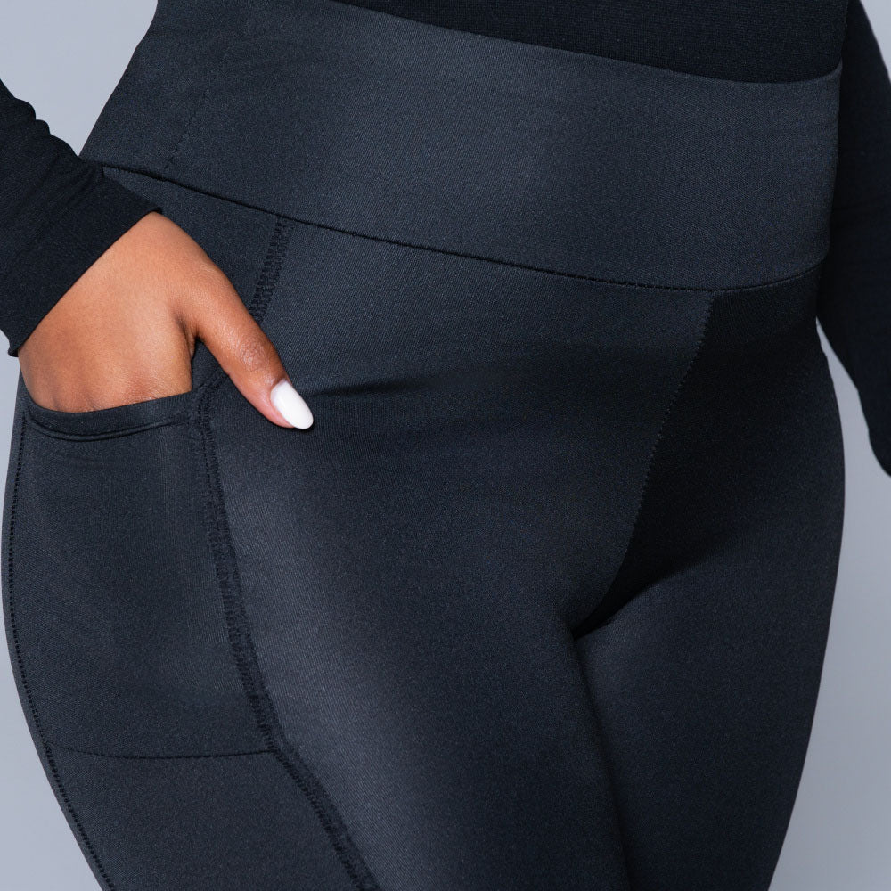 Black Pocket Edit Gym Leggings