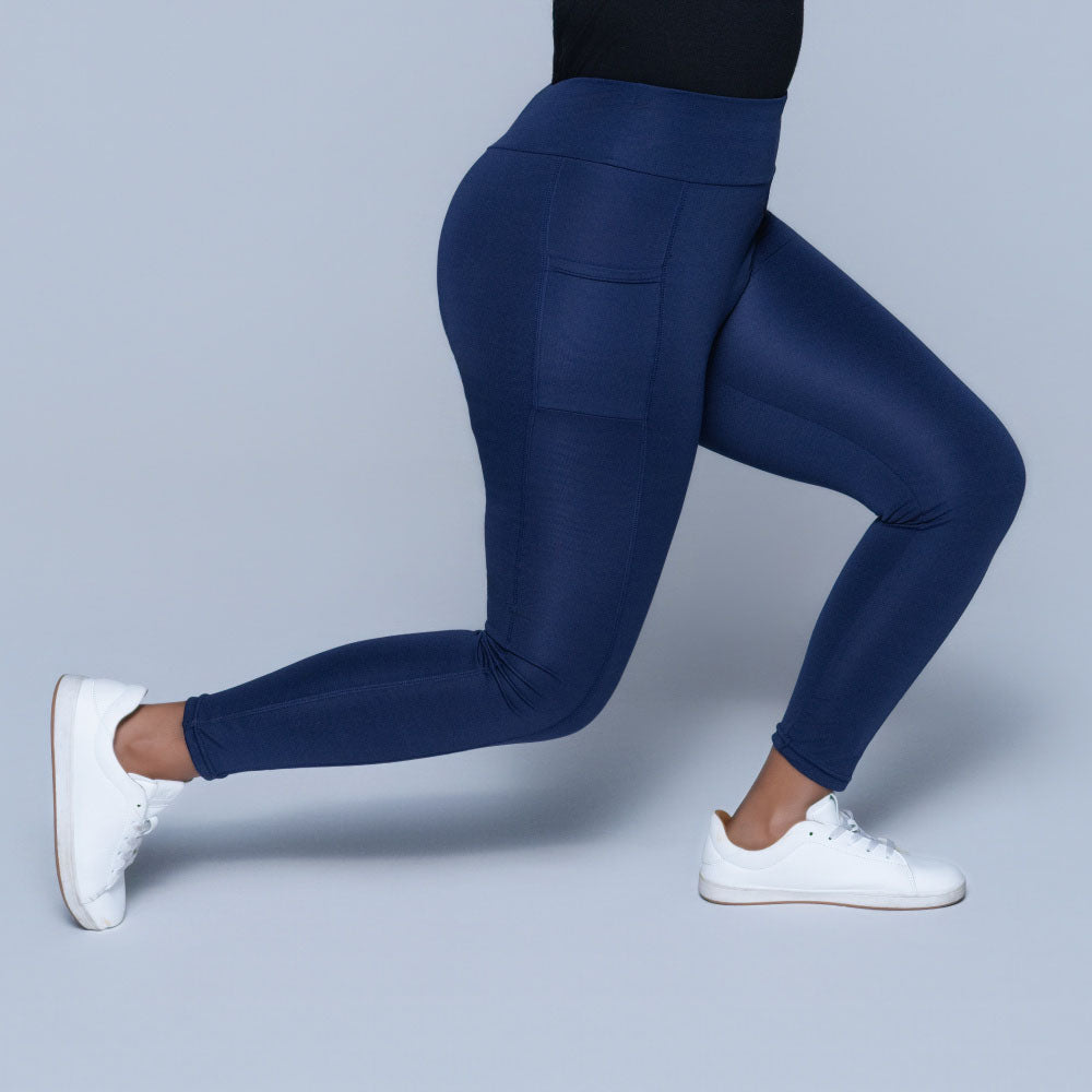Navy Pocket Edit Gym Leggings