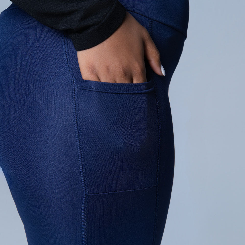 Navy Pocket Edit Gym Leggings