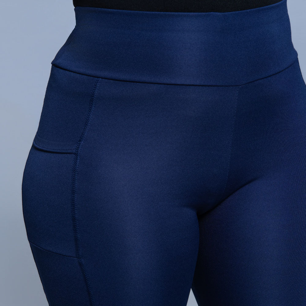 Navy Pocket Edit Gym Leggings