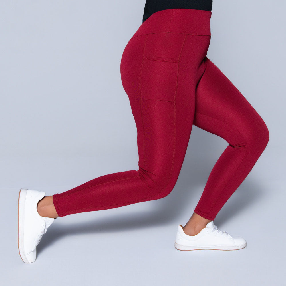 Wine Pocket Edit Gym Leggings
