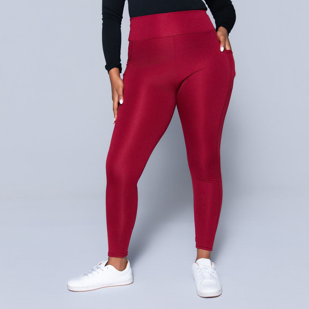 Wine Pocket Edit Gym Leggings
