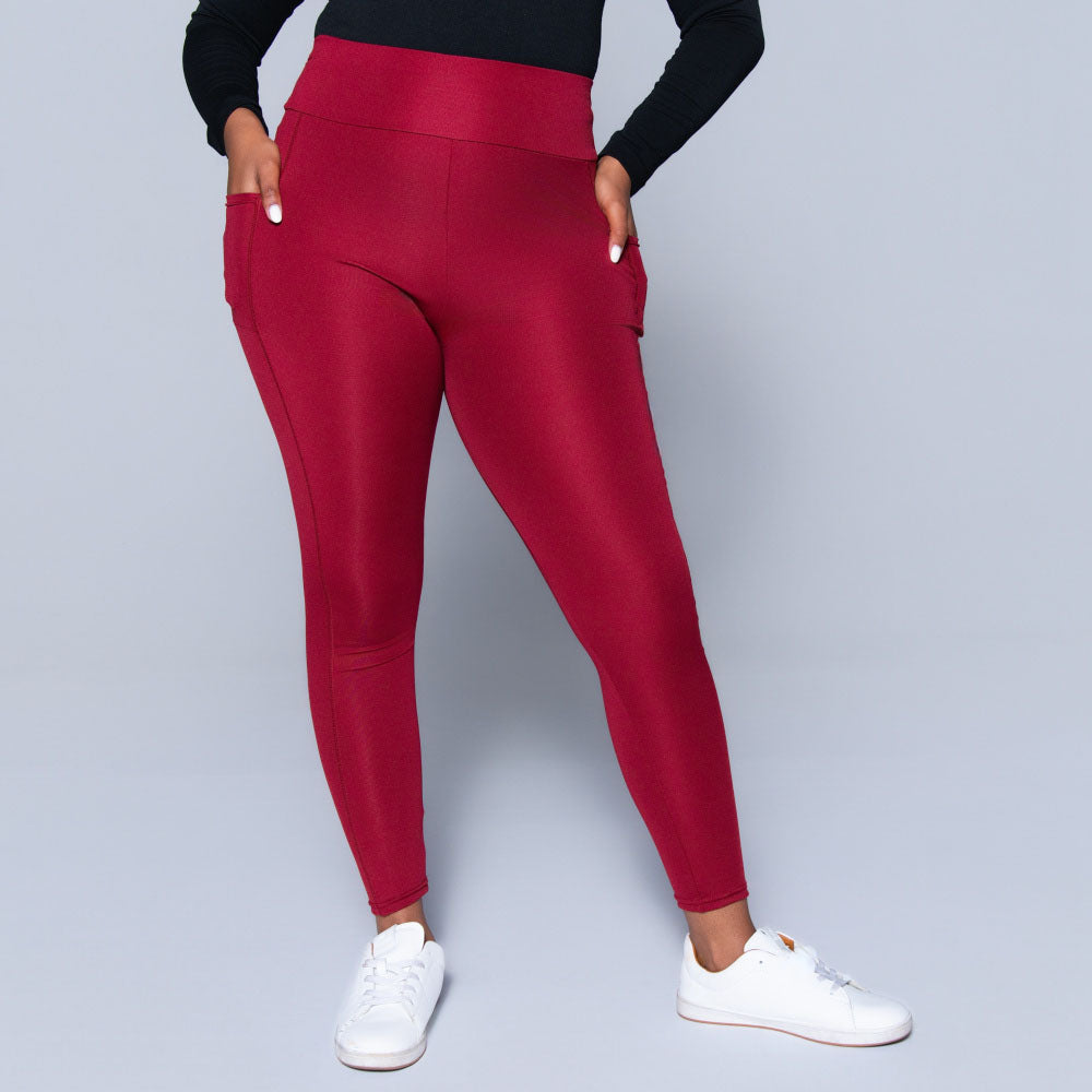 Wine Pocket Edit Gym Leggings