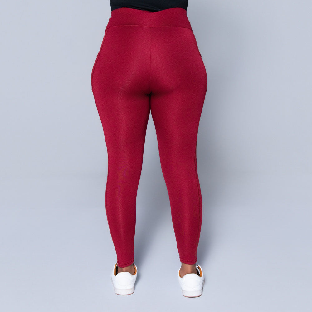 Wine Pocket Edit Gym Leggings