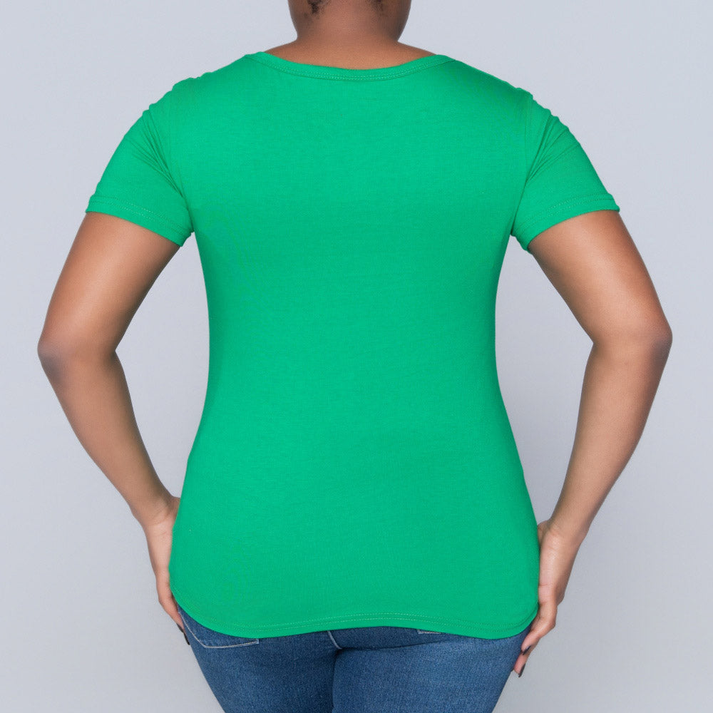 Emerald Handbag Print Top