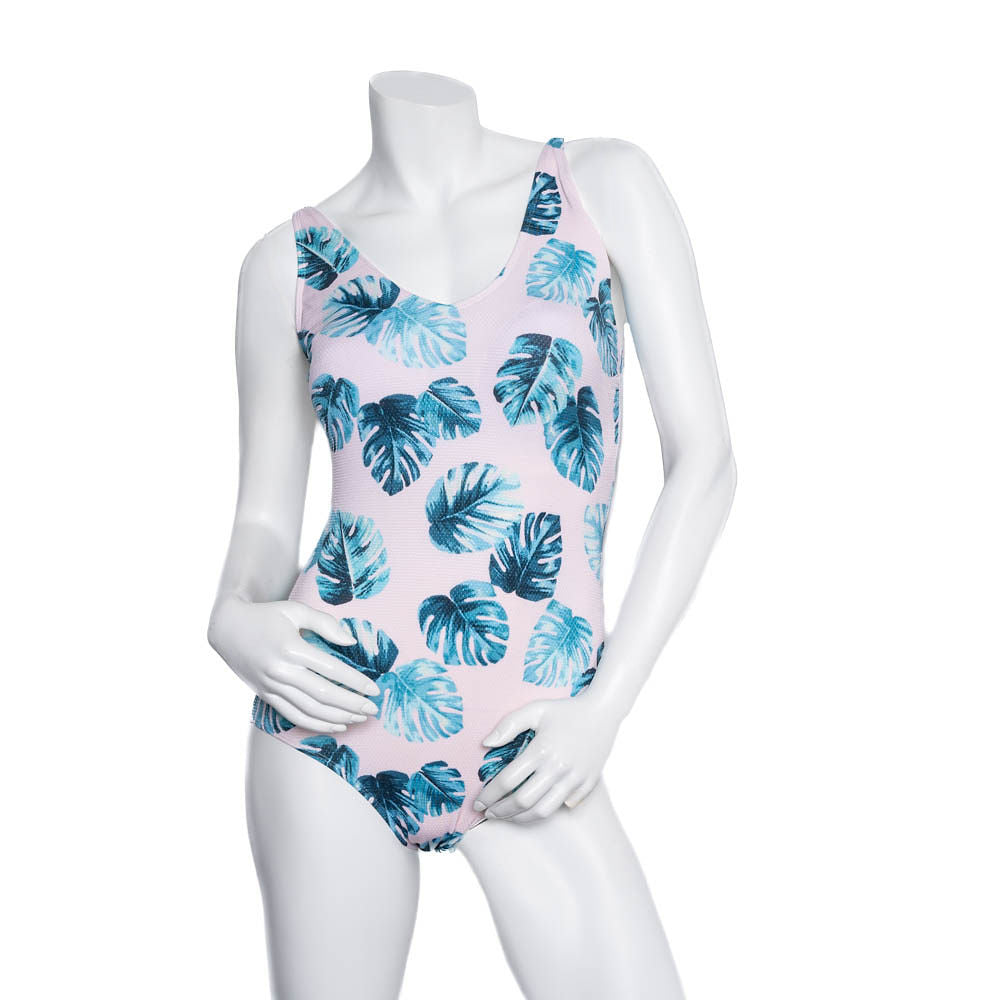 Printed One Piece Swimwear Set