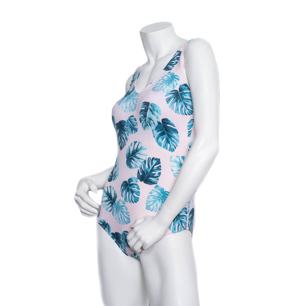 Printed One Piece Swimwear Set