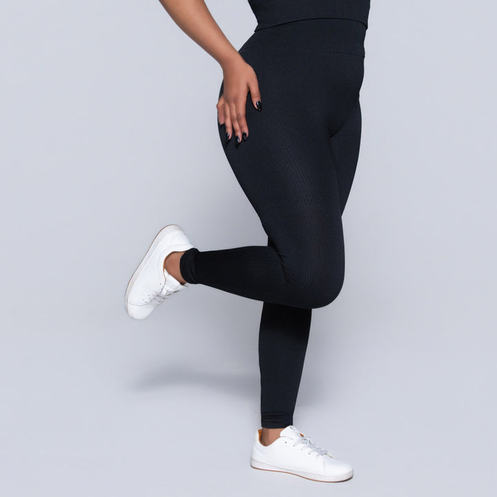 Black Active Wear Gym Pants