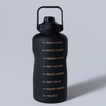Black Gym Water Bottle