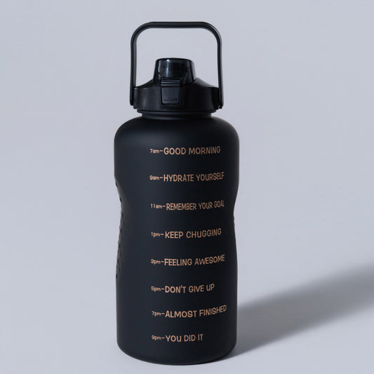 Black Gym Water Bottle
