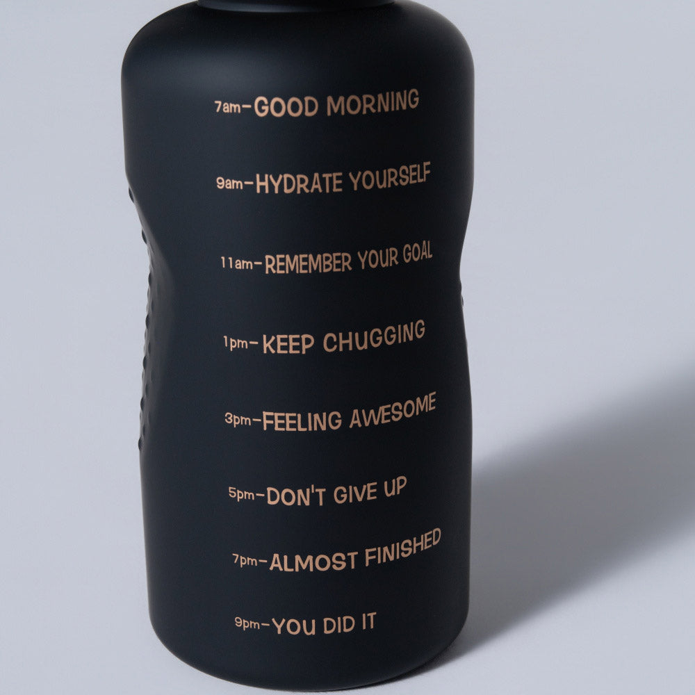 Black Gym Water Bottle