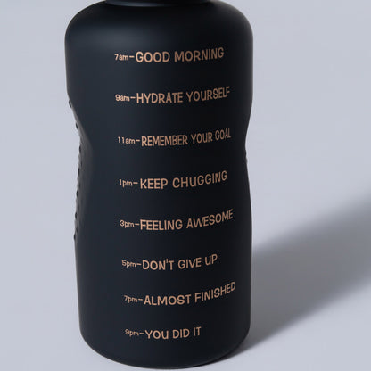 Black Gym Water Bottle