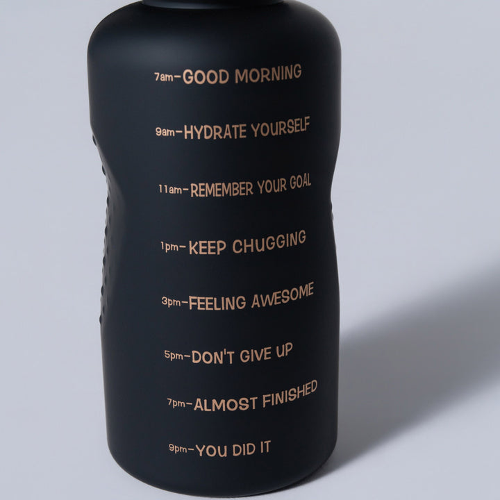 Black Gym Water Bottle