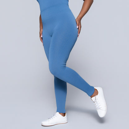 Blue Frill Edit Gym Pants