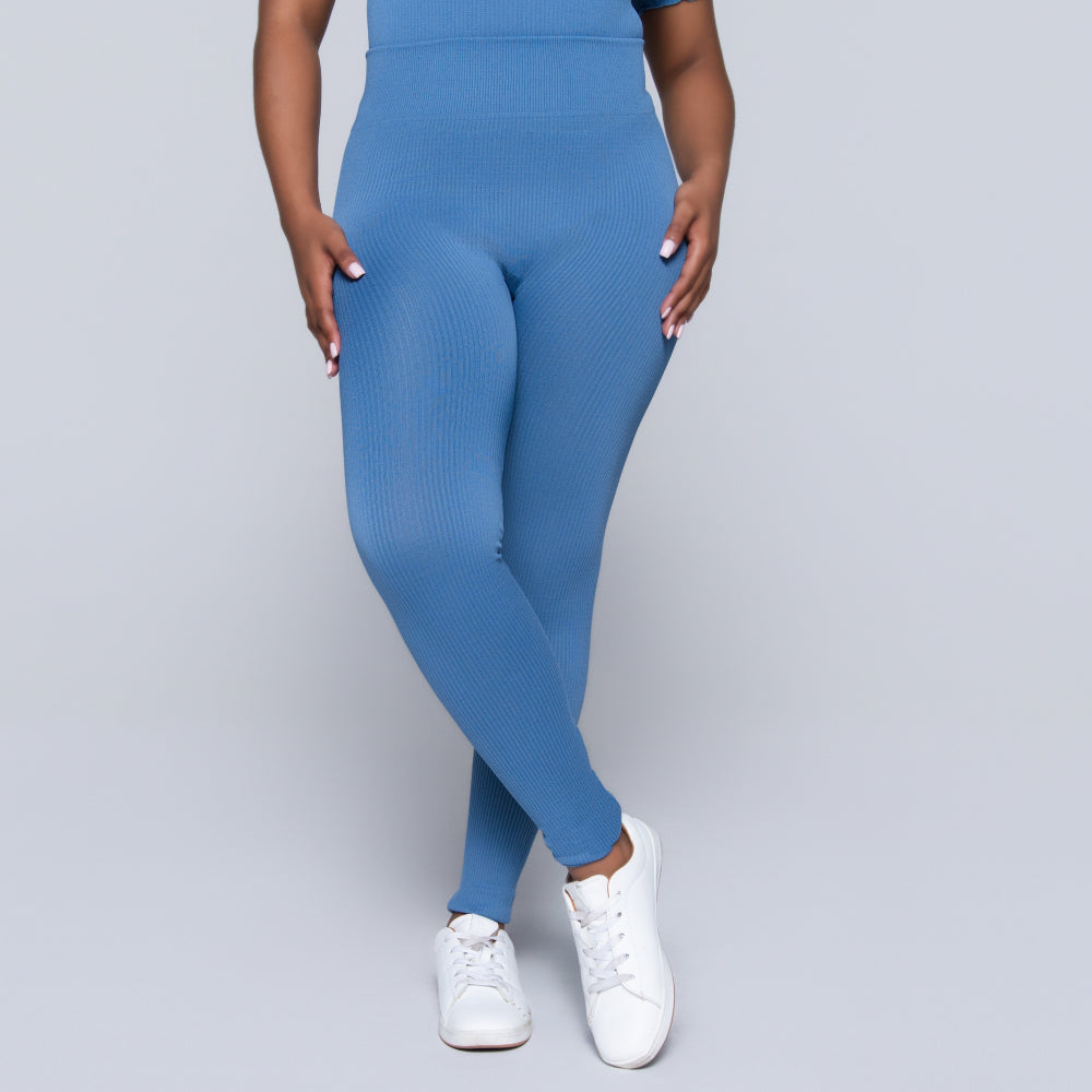Blue Frill Edit Gym Pants