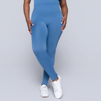Blue Frill Edit Gym Pants