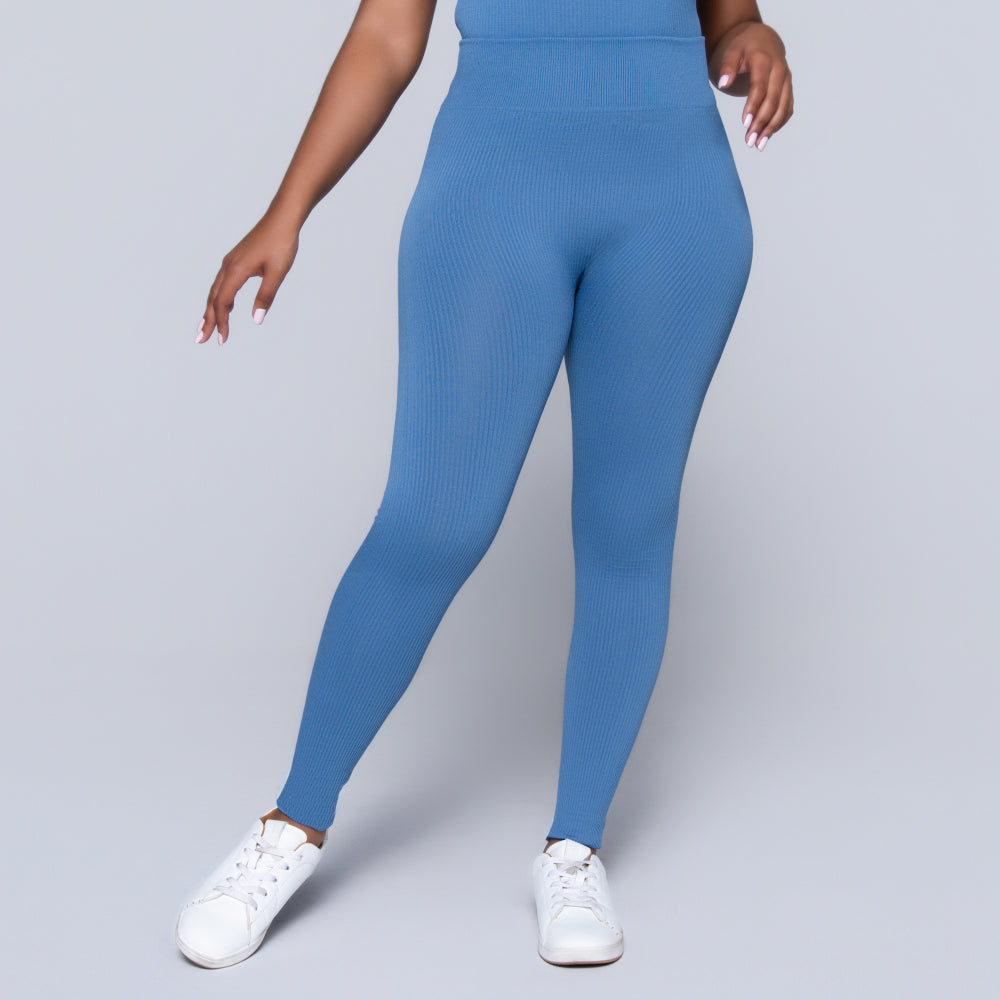 Blue Frill Edit Gym Pants