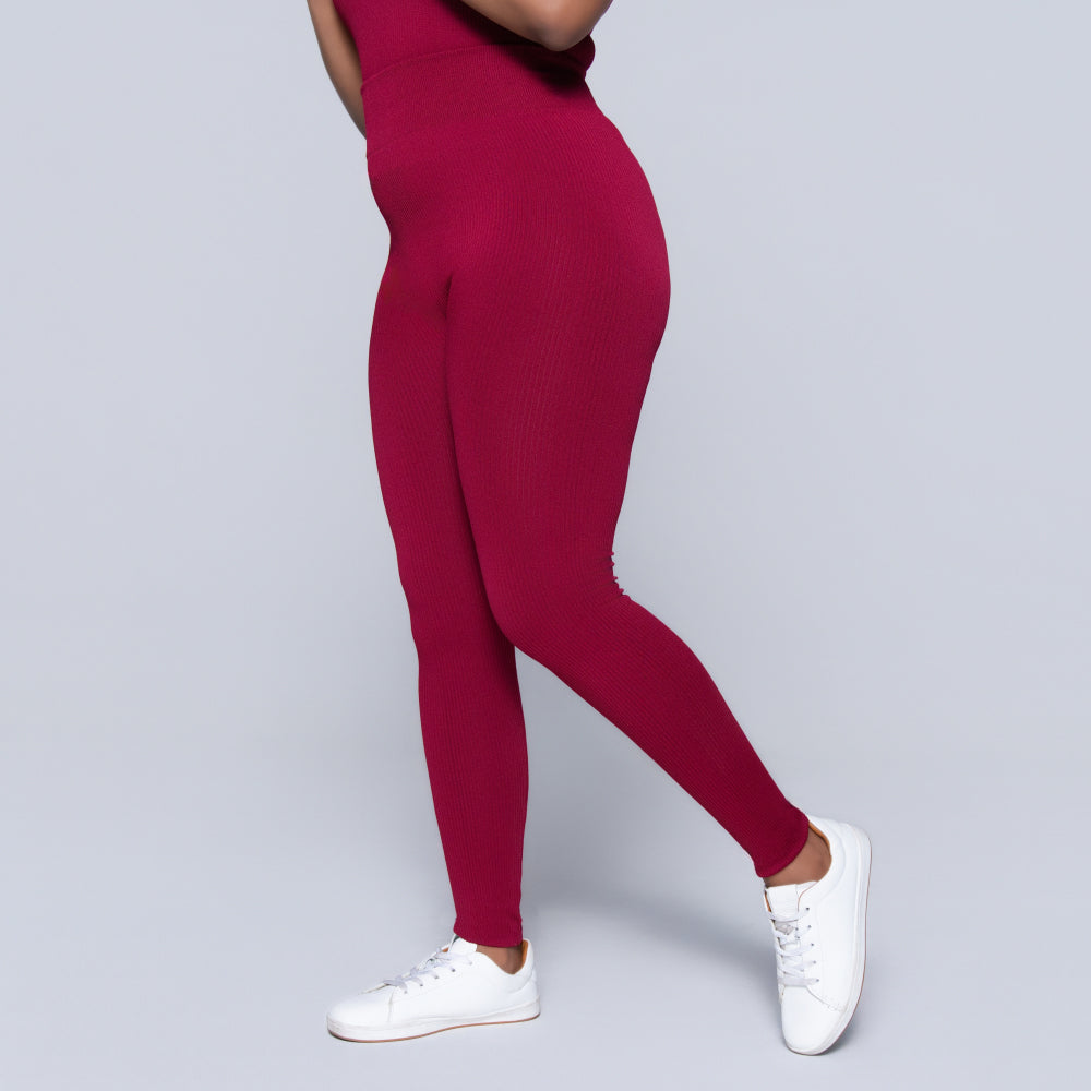 Red Frill Edit Gym Pants