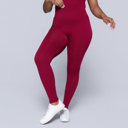 Red Frill Edit Gym Pants