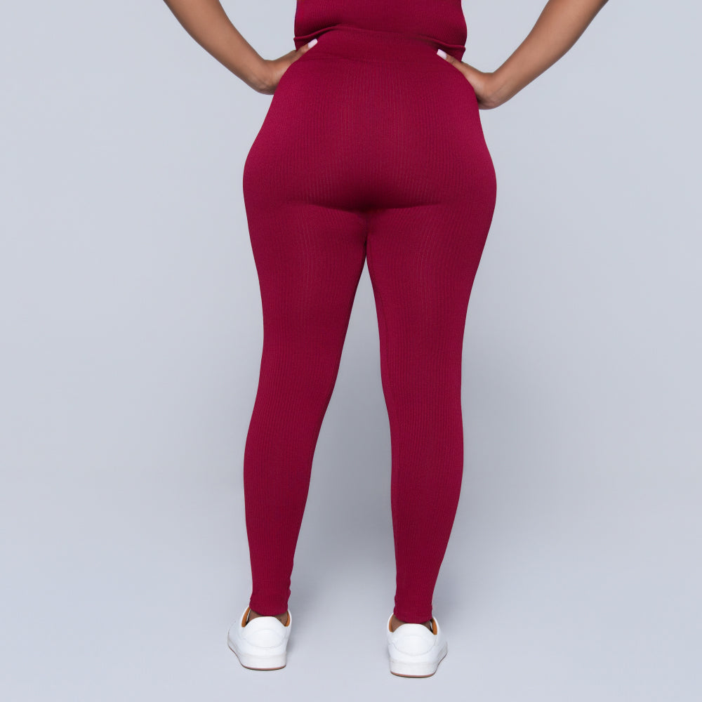 Red Frill Edit Gym Pants