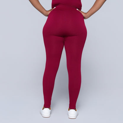 Red Frill Edit Gym Pants