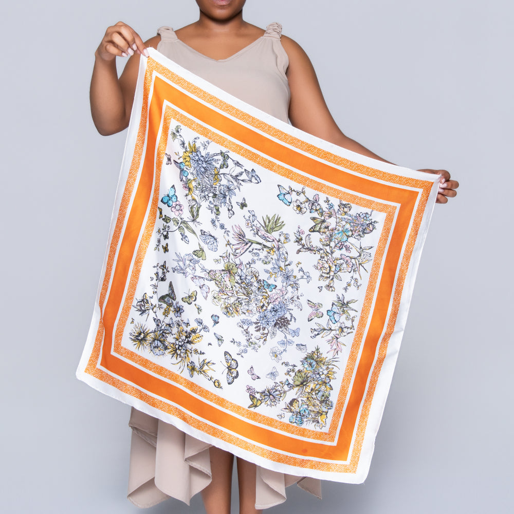 Orange Neck Scarf