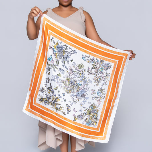 Orange Neck Scarf