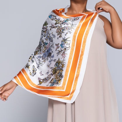 Orange Neck Scarf