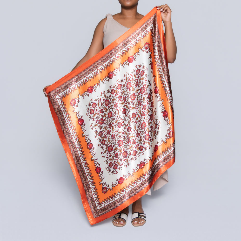 Orange Neck Scarf