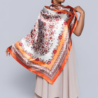 Orange Neck Scarf