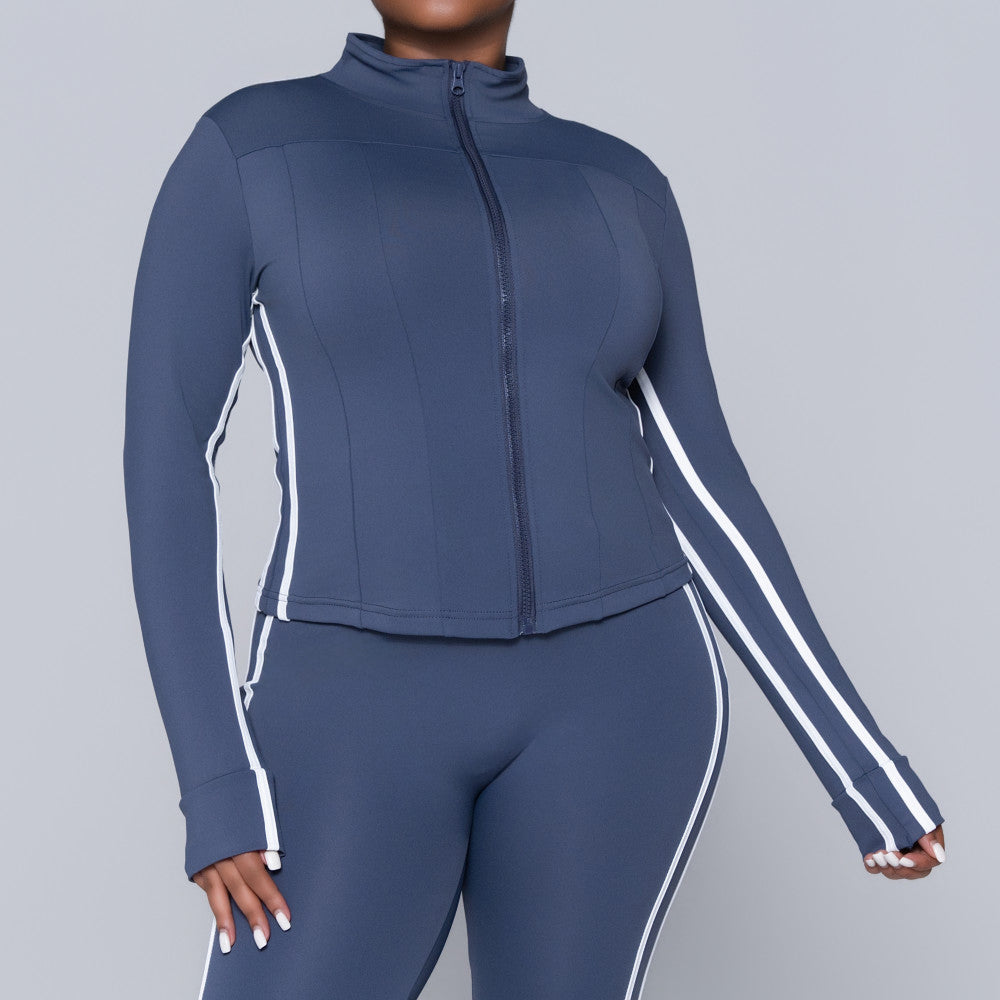 Blue Active Wear Gym Top