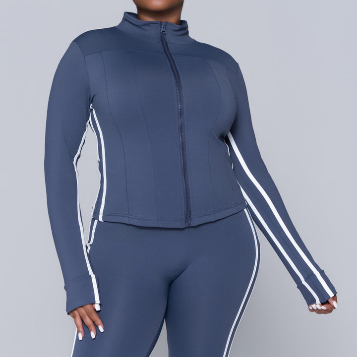 Blue Active Wear Gym Top