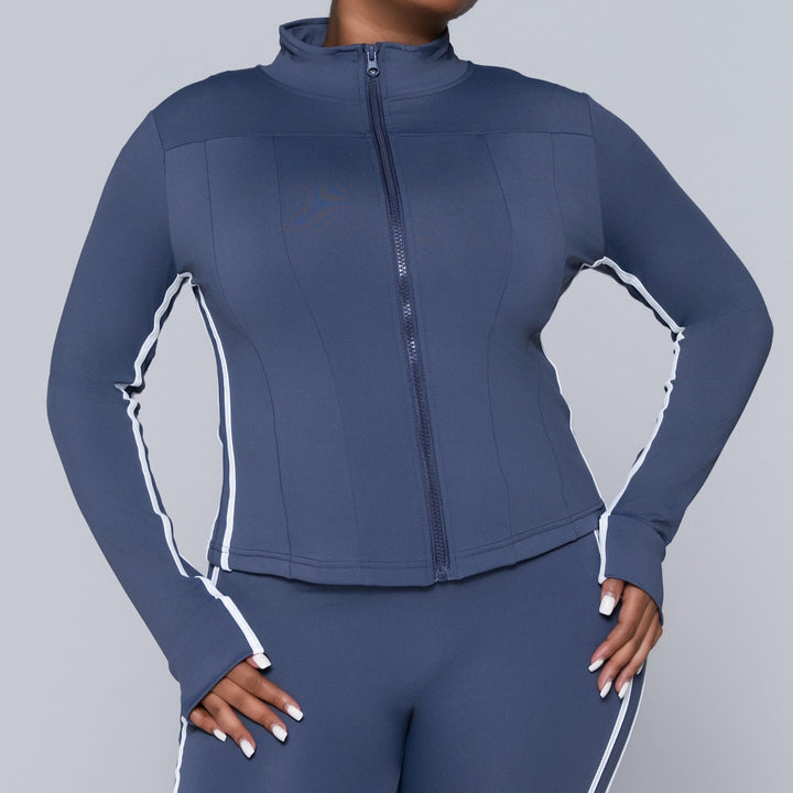 Blue Active Wear Gym Top