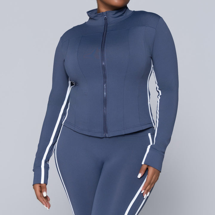 Blue Active Wear Gym Top