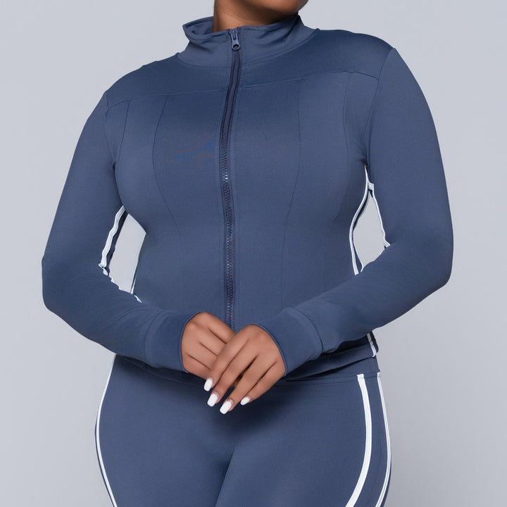 Blue Active Wear Gym Top