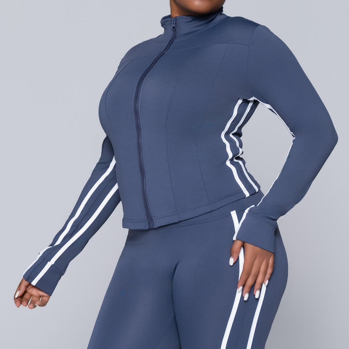 Blue Active Wear Gym Top