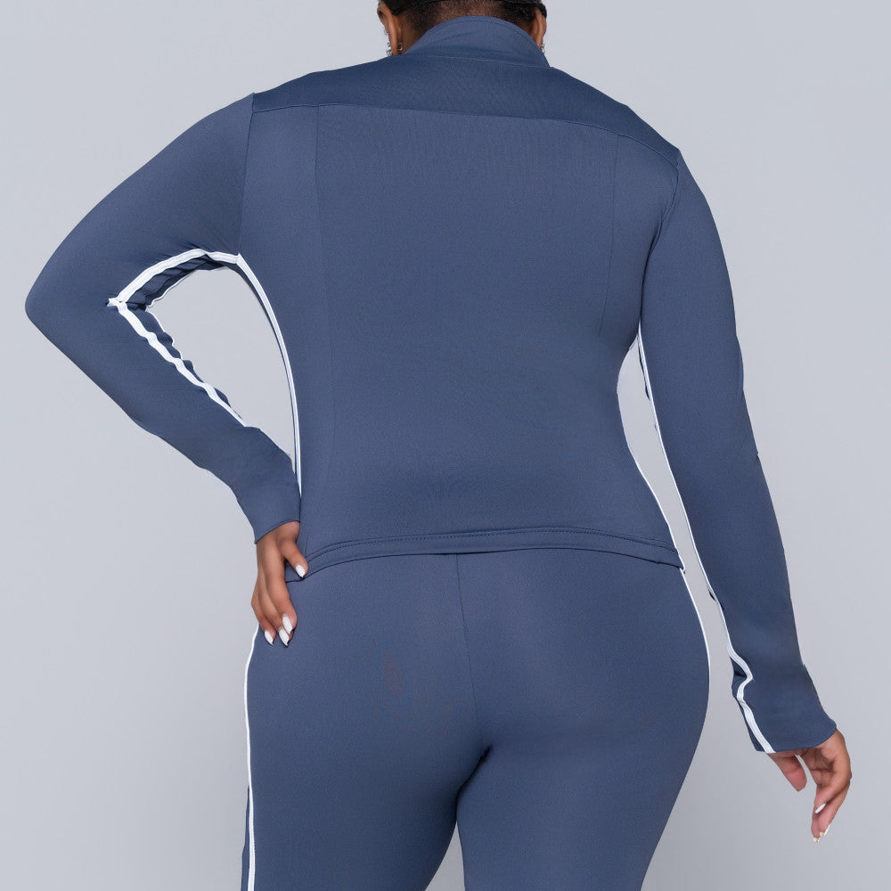 Blue Active Wear Gym Top