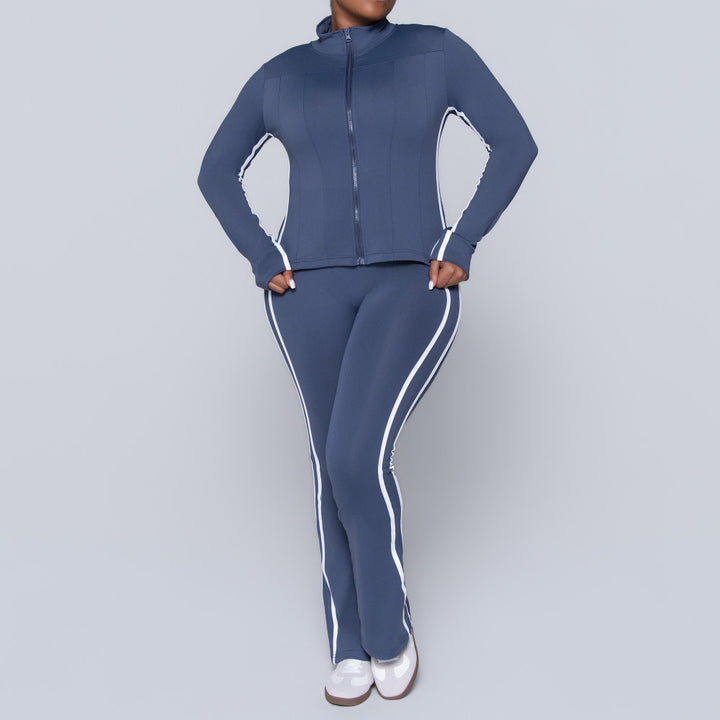 Blue Active Wear Gym Top