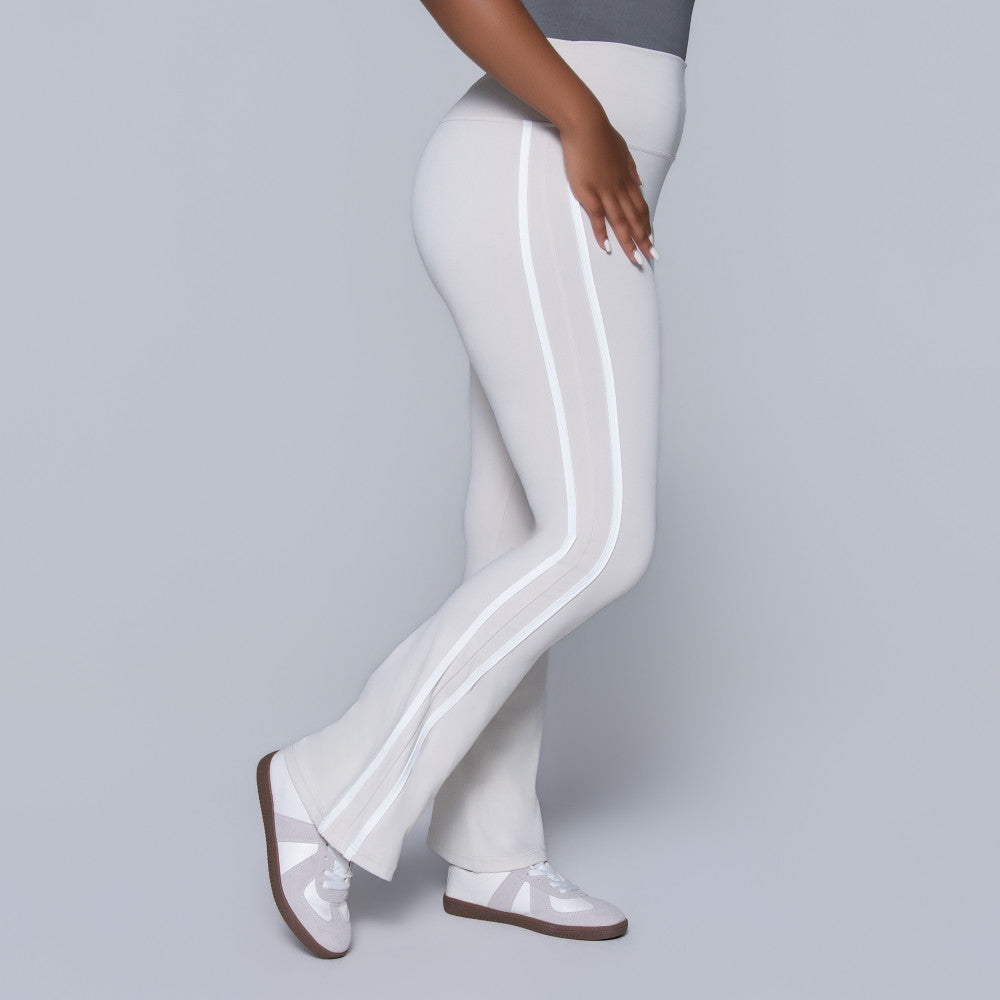 White Active Wear Gym Pants