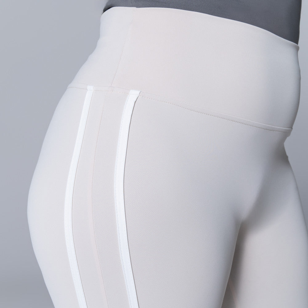 White Active Wear Gym Pants