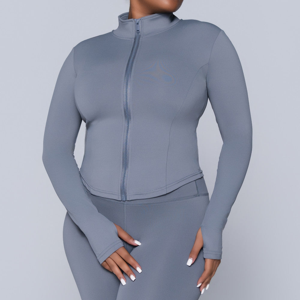 Grey Active Wear Gym Top