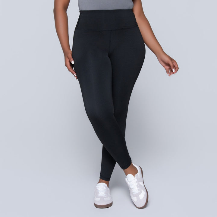 Black Active Wear Gym Pants
