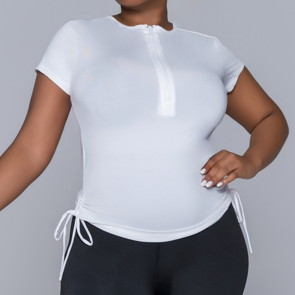 White Gym Top