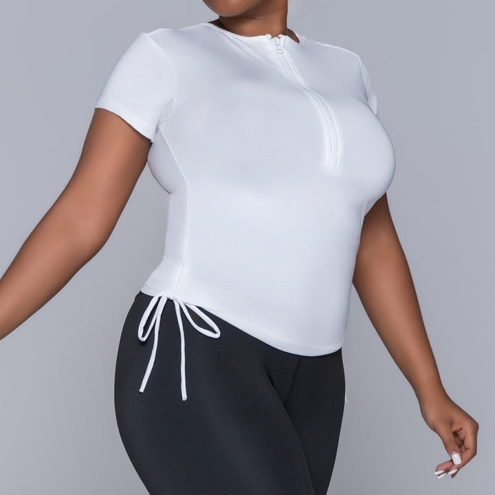 White Gym Top